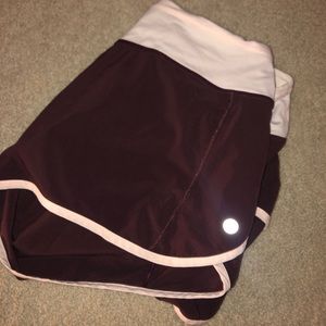 Lululemon size 6 speed up shorts